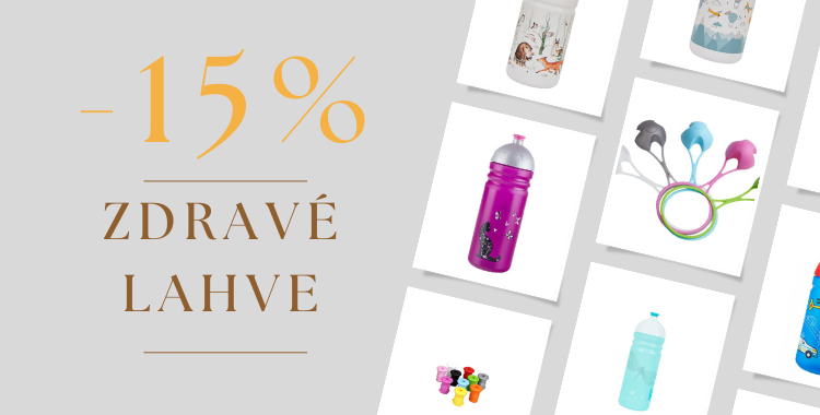 Zdravé lahve sleva 15%