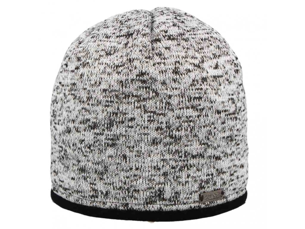 RDX zimní pletená čepice Merino 3781 šedá