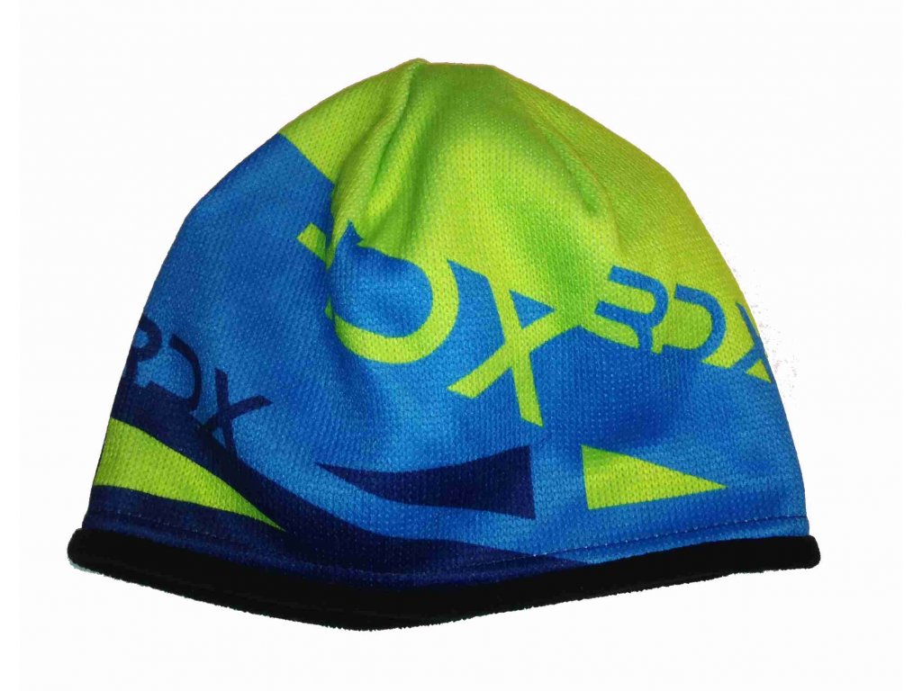 RDX zimní pletená čepice 3663 modrá