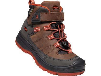 KEEN REDWOOD MID WP K coffee bean/pinc