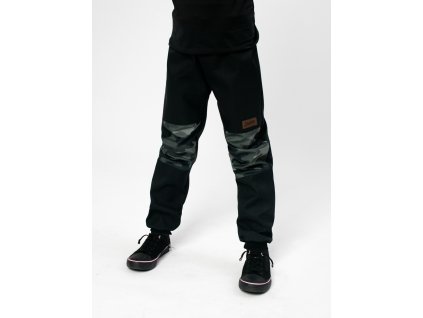 Drexiss jaro/podzim soft BLACK-ARMY kalhoty