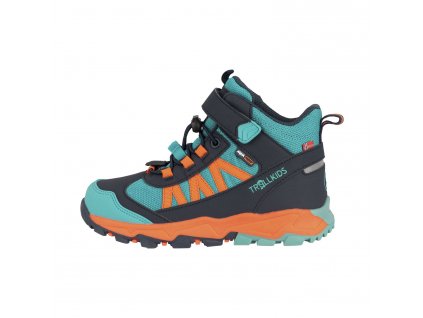 TrollKids Kids Tronfjell Hiker Mid atlantic blue  pohorky s membránou