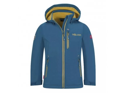 TrollKids Balestrand Jacket atlantic softshelová bunda