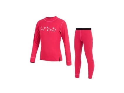 SENSOR DOUBLE FACE set SNOWFLAKES magenta dětský komplet