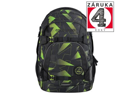 Školní batoh coocazoo MATE, Lime Flash, certifikát AGR