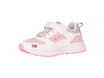 TrollKids Haugesund Sneaker white/peony rose tenisky