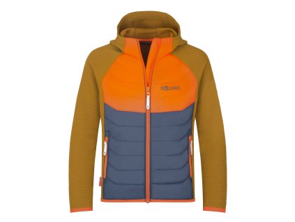 TrollKids Kids Sirdal Jacket hybridní mikina bronze/blue