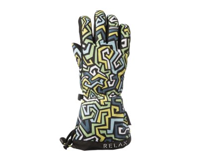 Dětské lyžařské rukavice Relax Puzzy RR15R junior (green)