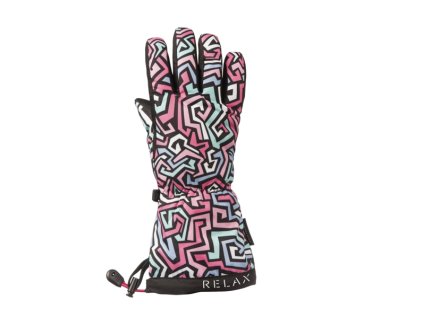 Dětské lyžařské rukavice Relax Puzzy RR15T junior (pink)