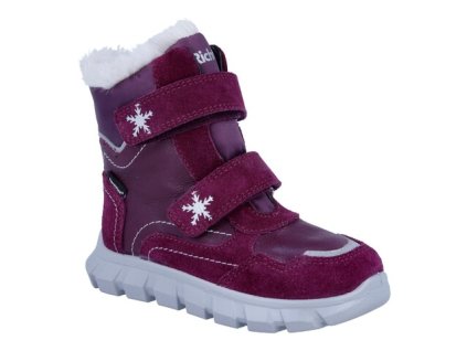 Richter 7705 zimní kožené membránové boty se Sympatexem 7411 - lady /silv(snowflake