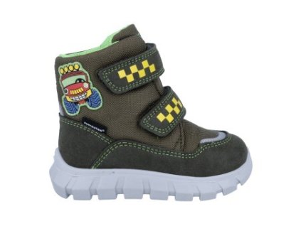 Richter 2151 zimní chlapecké membránové boty SYMPATEX blikací 8501 - yerba/apple (pr.jeep