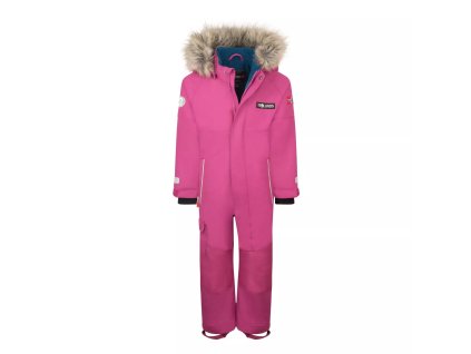 Trollkids Kirkenes dívčí zimní kombinéza bright berry