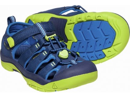 KEEN NEWPORT H2 YOUTH blue depths/chartreuse