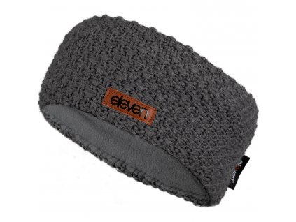 Pletená čelenka Eleven Grey