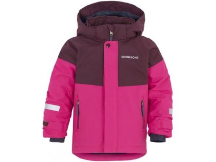 Didriksons LUN dětská zimní bunda růžová