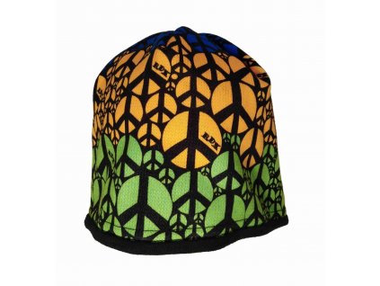 RDX zimní pletená čepice Merino 3522 peace