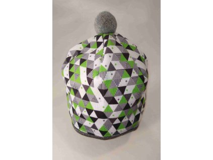 RDX zimní pletená čepice s bambulí 3670 zelená