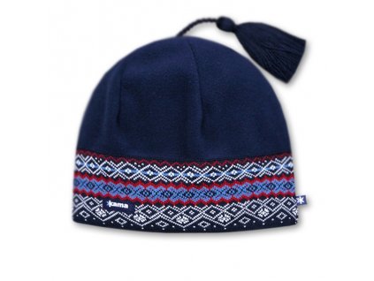KAMA zimní čepice Merino s fleecem A42 108 modrá M