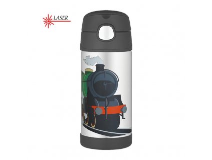 Thermos FUNtainer Dětská termoska s brčkem 355ml - vlak