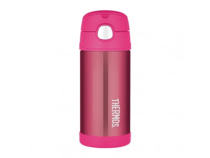 Thermos FUNtainer Dětská termoska s brčkem 355ml - růžová