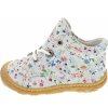 Ricosta Pepino DOTS bianco M 810 dětské první botičky celokožené kompromisní