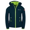 TrollKids Rondane Zip Off Jacket XT navy softshelová bunda s vestou 2v1