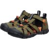 KEEN SEACAMP II CNX YOUTH JR dark olive / gpld flame