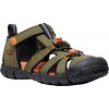 KEEN SEACAMP II CNX YOUTH JR dark olive / gpld flame