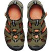 KEEN SEACAMP II CNX YOUTH JR dark olive / gpld flame