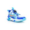 Progress JUNIOR BASKETBALL dětské sportovní boty bílá/modrá/tyrkys (61JBFW1)==