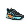 Progress JUNIOR TRAINING dětské sportovní boty černá/tyrkys/oranžová (61JAFW2)=