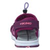 Viking Sandále dívčí Thrill Plum/Dark Pink