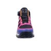 JUNIOR TREK MID WP dětské boty s membránou černá/malinová/modrá (61JCFW3)(2)