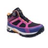 JUNIOR TREK MID WP dětské boty s membránou černá/malinová/modrá (61JCFW3)(1)