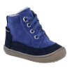 Richter 0419 dětské zimní kožené membránové boty SYMPATEX na tkaničky marine/nautical