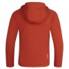 TrollKids Kids Sirdal Jacket hybridní mikina red clay/mystic blue