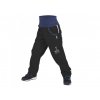 UNUO SOFTSHELLOVÉ KALHOTY S FLEECEM ČERNÉ + REFLEXNÍ OBRÁZEK EVŽEN