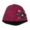 RDX zimní pletená čepice 3456 magenta