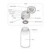 Thermos Motion mobilní termohrnek 750ml - černožlutá