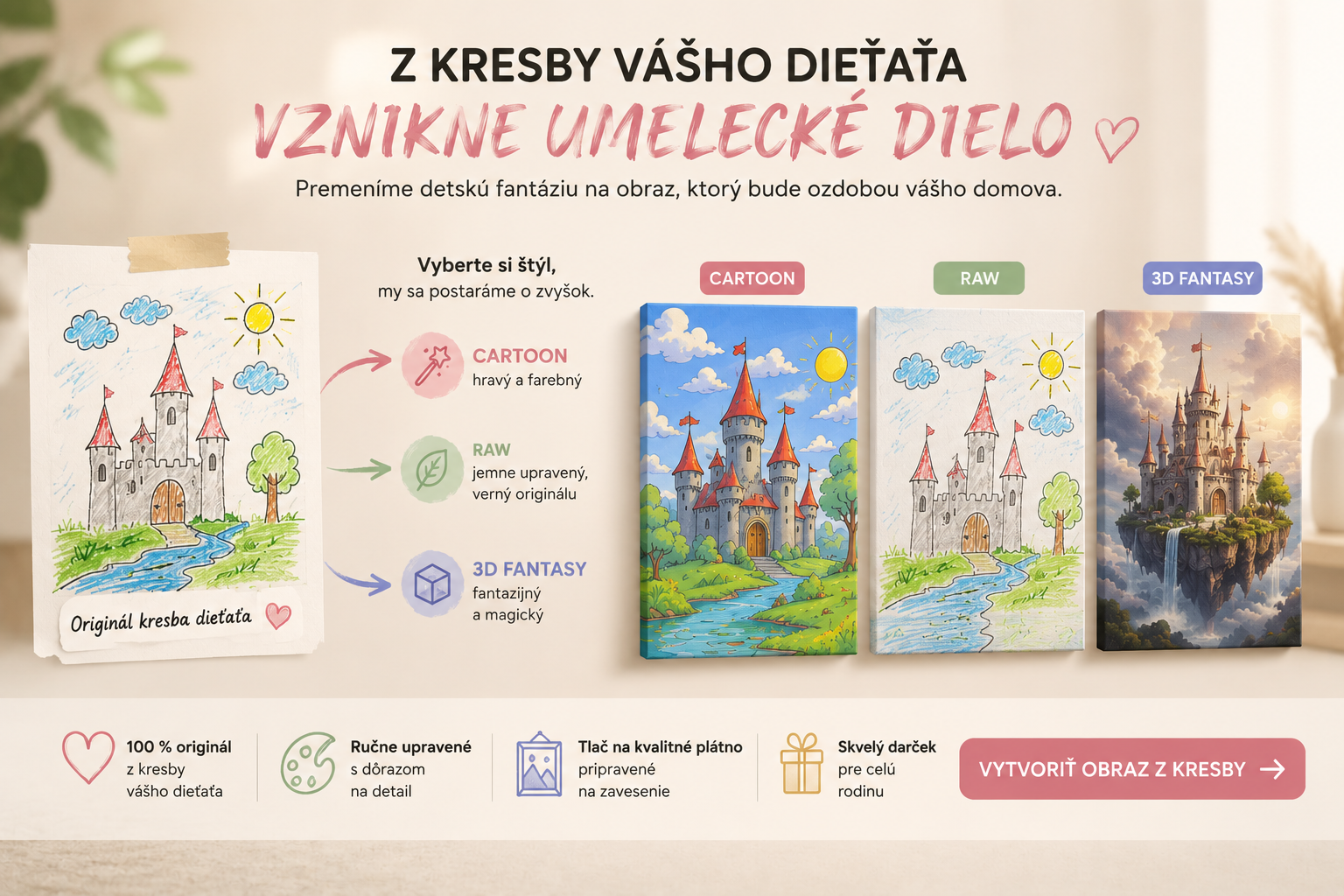 Premeníme detskú kresbu