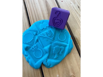 Princezna - obtiskávací kostky