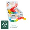 10961 legler small foot Display Motorikspielzeug Raupe Flexibel FSC Verpackung FSC