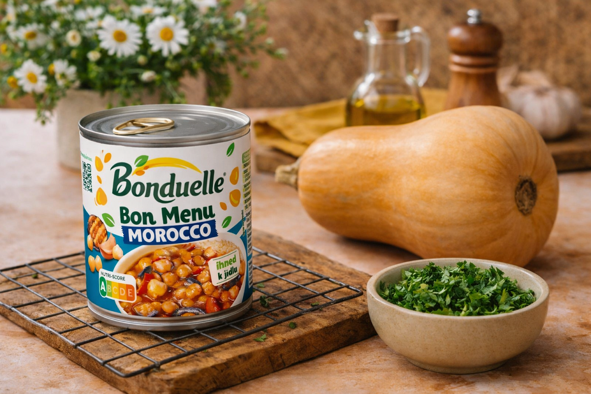 Cizrna Bonduelle Bon Menu Morocco – exotika plná vlákniny a bílkovin