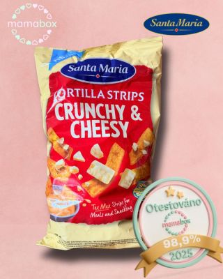 🧀🔥 Santa Maria Tortilla Strips – Crunchy & Cheese Extra křupavé, plné sýrové chuti a ideální ke sdílení 🥳 Skvělé k dipům,...
