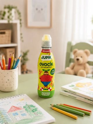 🍓🍏 Ovocová dobrota, která rozzáří každý den! 💛 Jupík Ovocík s příchutí jahoda & jablko je skvělá ovocná svačinka pro malé...