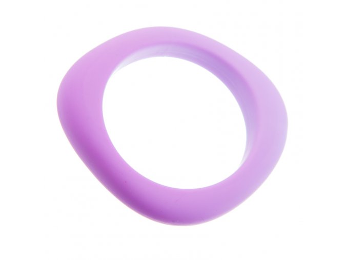 Silikonový náramek kousátko lila