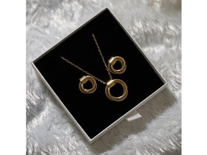 Sada Infinito pozlacená