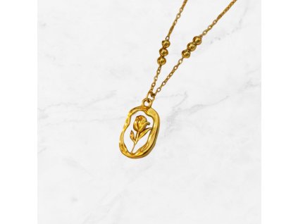 Náhrdelník Rosa gold