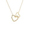 Náhrdelník Corazones pozlacený