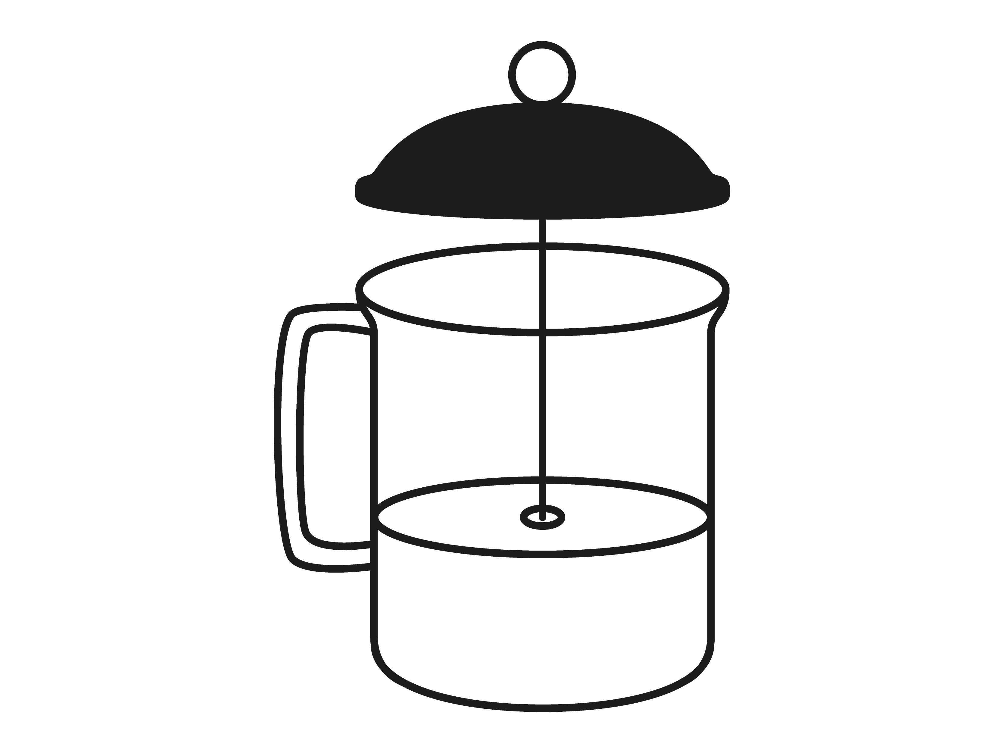 Home coffee preparation - French press